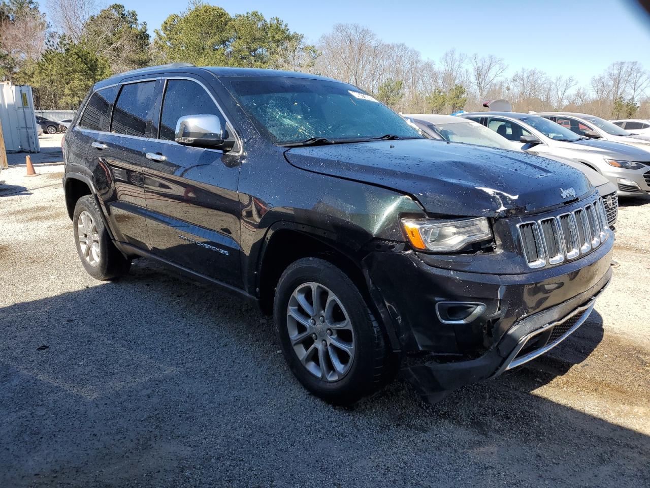 2015 Jeep Grand Cherokee VIN 1C4RJFBG6FC158948 Copart auction photo, front end damage thumbnail 4