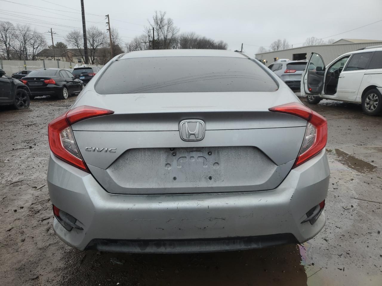 2016 Honda Civic VIN 2HGFC2F5XGH523436 Copart auction photo, front end / side damage thumbnail 6