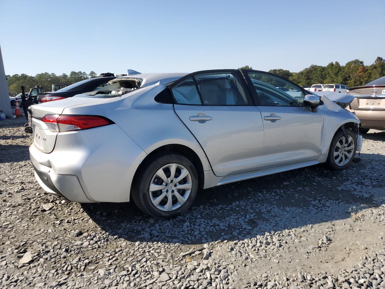 2022 Toyota Corolla VIN 5YFEPMAE5NP373020 Copart auction photo, all over damage thumbnail 3