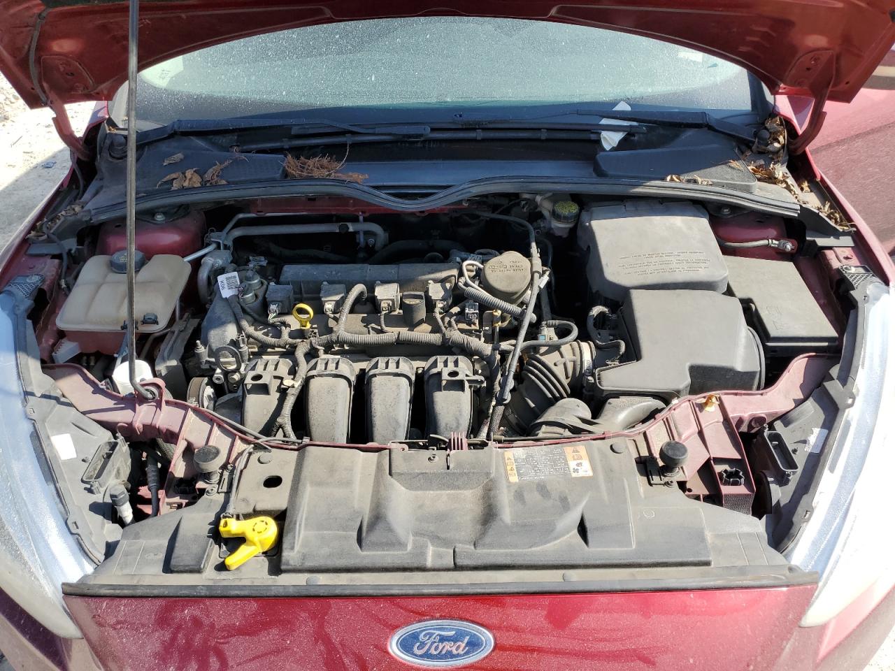 2015 Ford Focus VIN 1FADP3K27FL384613 Copart auction photo, rear end / front end damage thumbnail 11