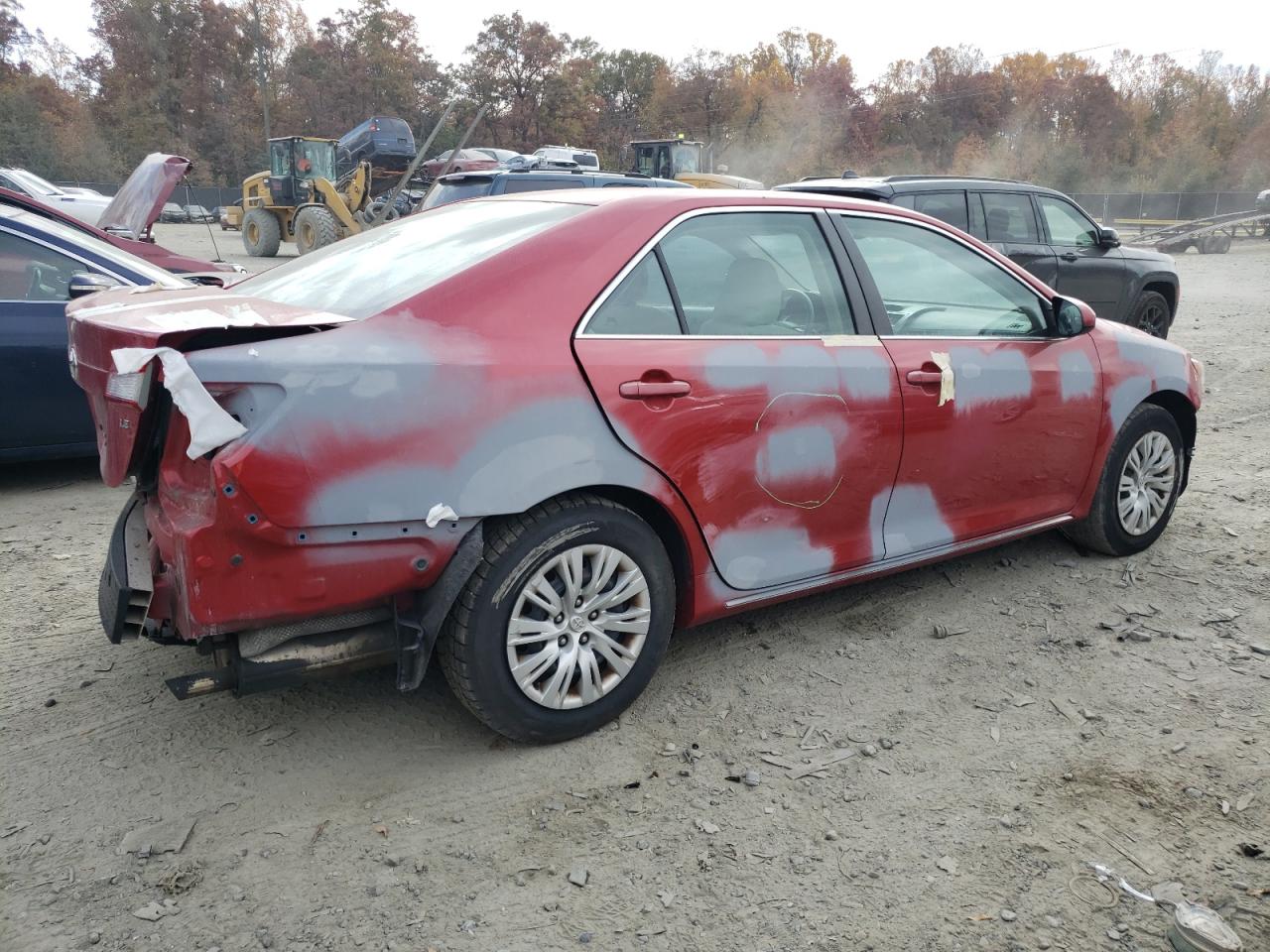 2012 Toyota Camry VIN 4T1BF1FK1CU587954 Copart auction photo, rear end / front end damage thumbnail 3