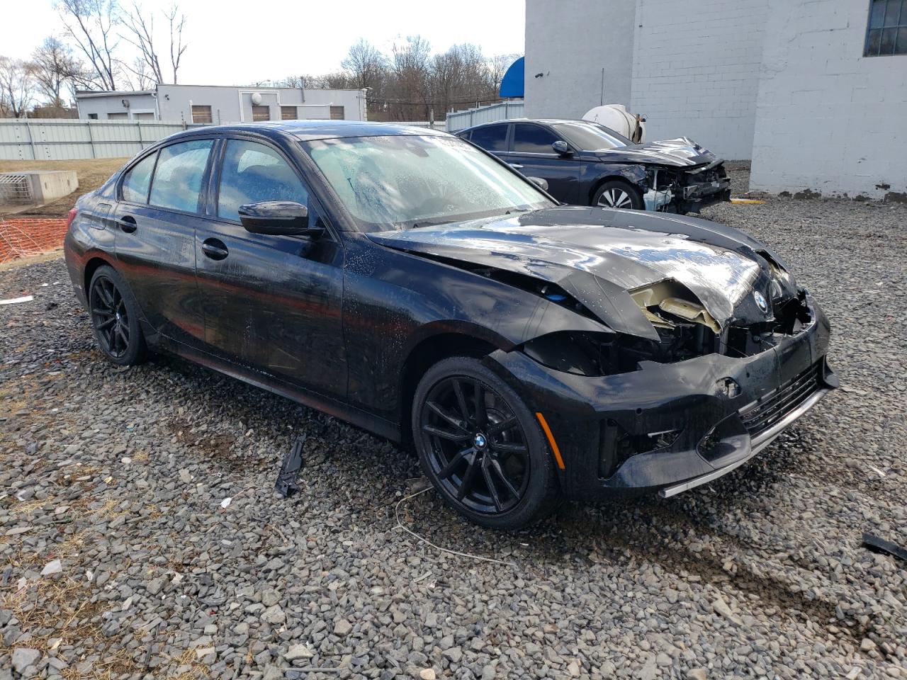 2020 BMW 3er VIN WBA5R7C0XLFH54654 Copart auction photo, front end damage thumbnail 4