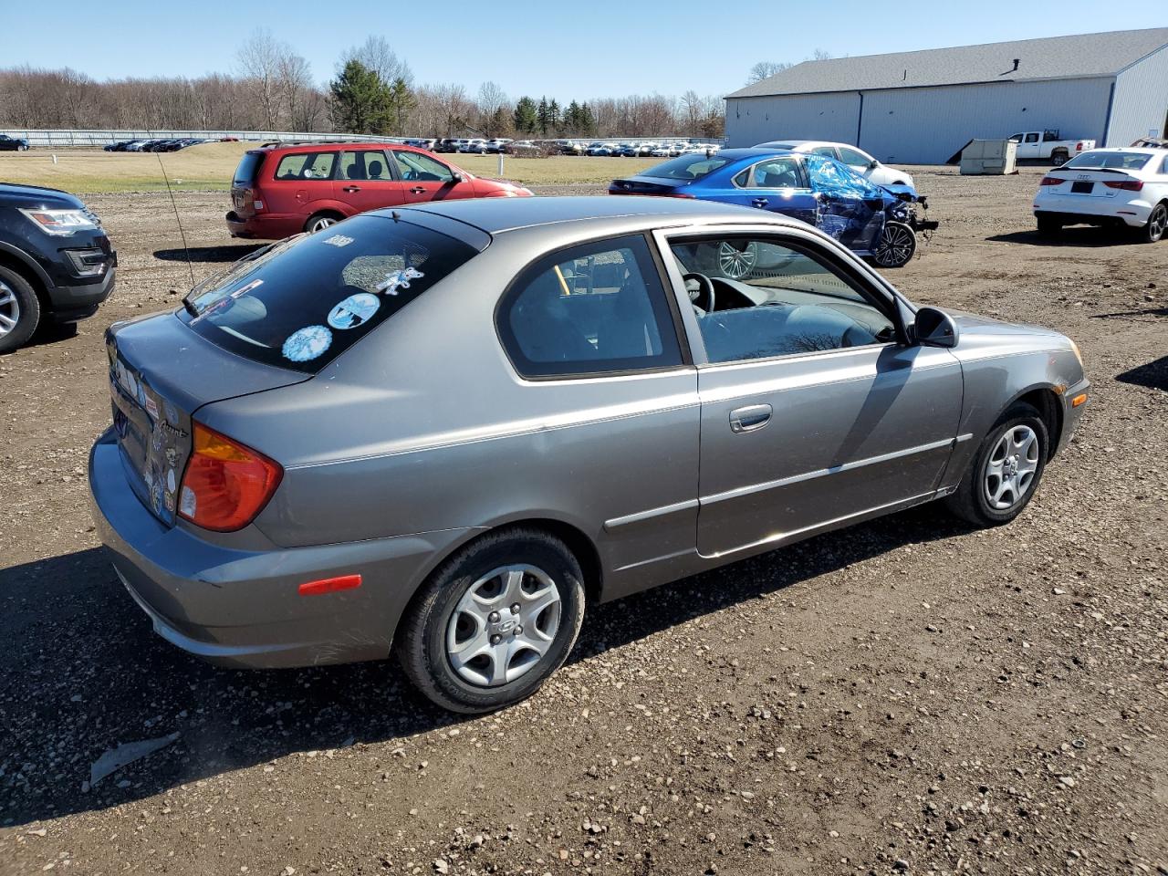 2005 Hyundai Accent VIN KMHCG35C65U331867 Copart auction photo, normal wear damage thumbnail 3