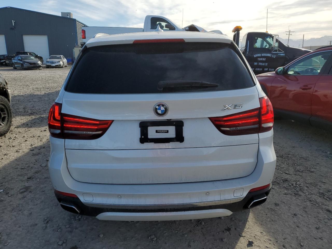 2018 BMW X5 VIN 5UXKR0C56JL076293 Copart auction photo, front end / side damage thumbnail 6