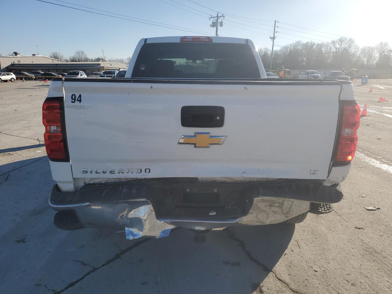 2018 Chevrolet Silverado VIN 1GCVKREH6JZ218153 Copart auction photo, rear end damage thumbnail 6