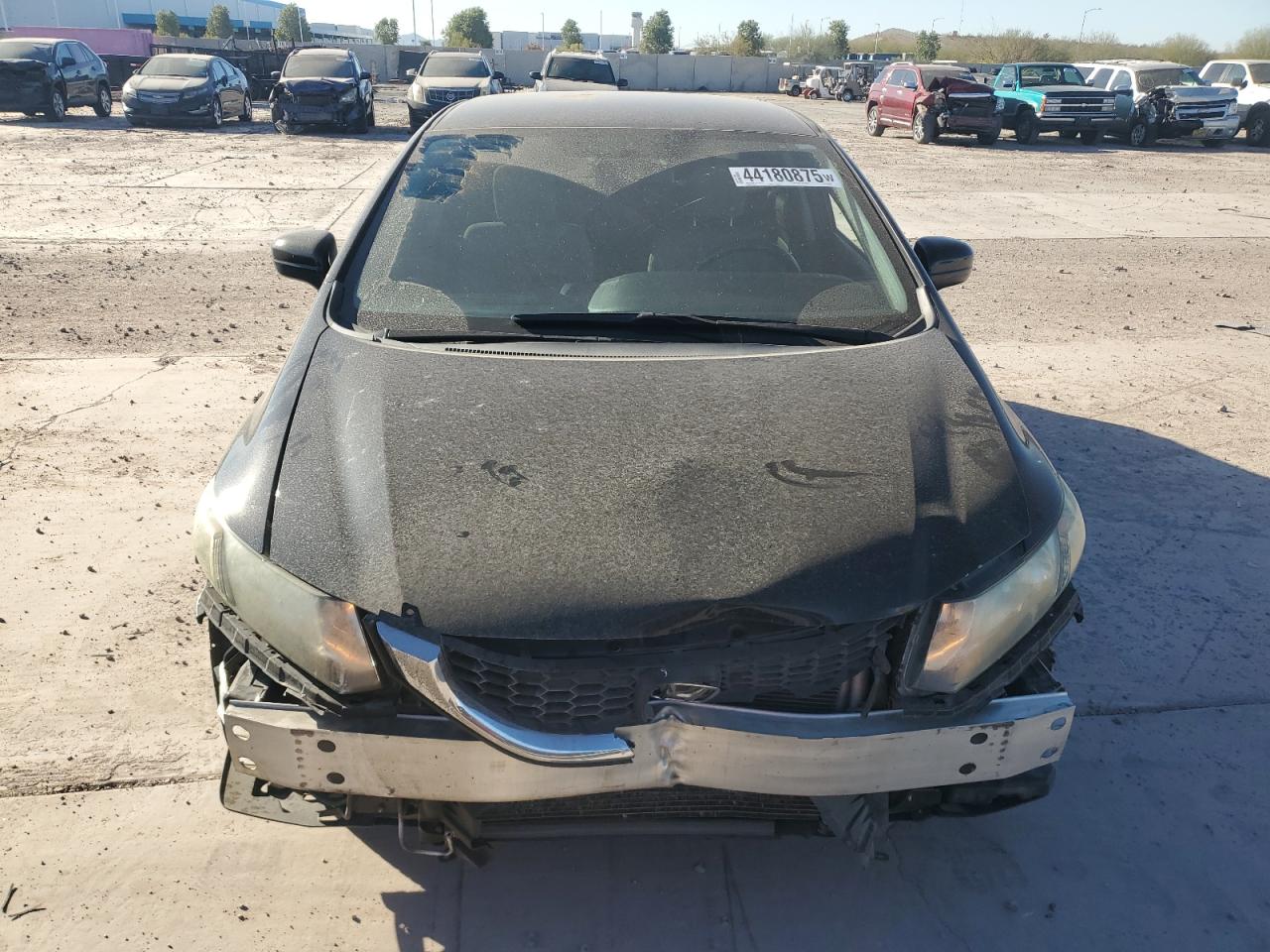 2014 Honda Civic VIN 19XFB2F58EE007411 Copart auction photo, front end damage thumbnail 5