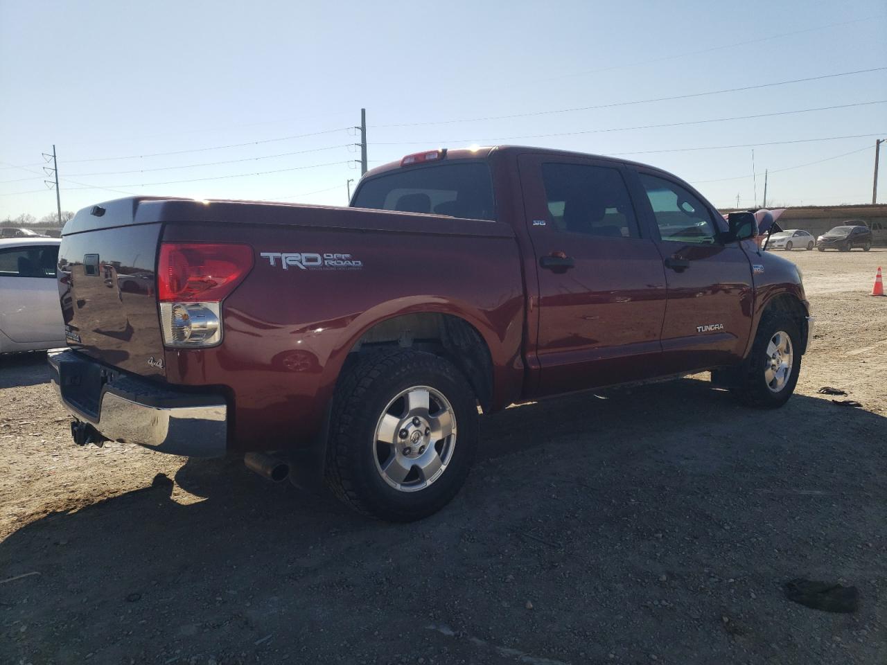 2008 Toyota Tundra VIN 5TFDV54158X032660 Copart auction photo, front end damage thumbnail 3