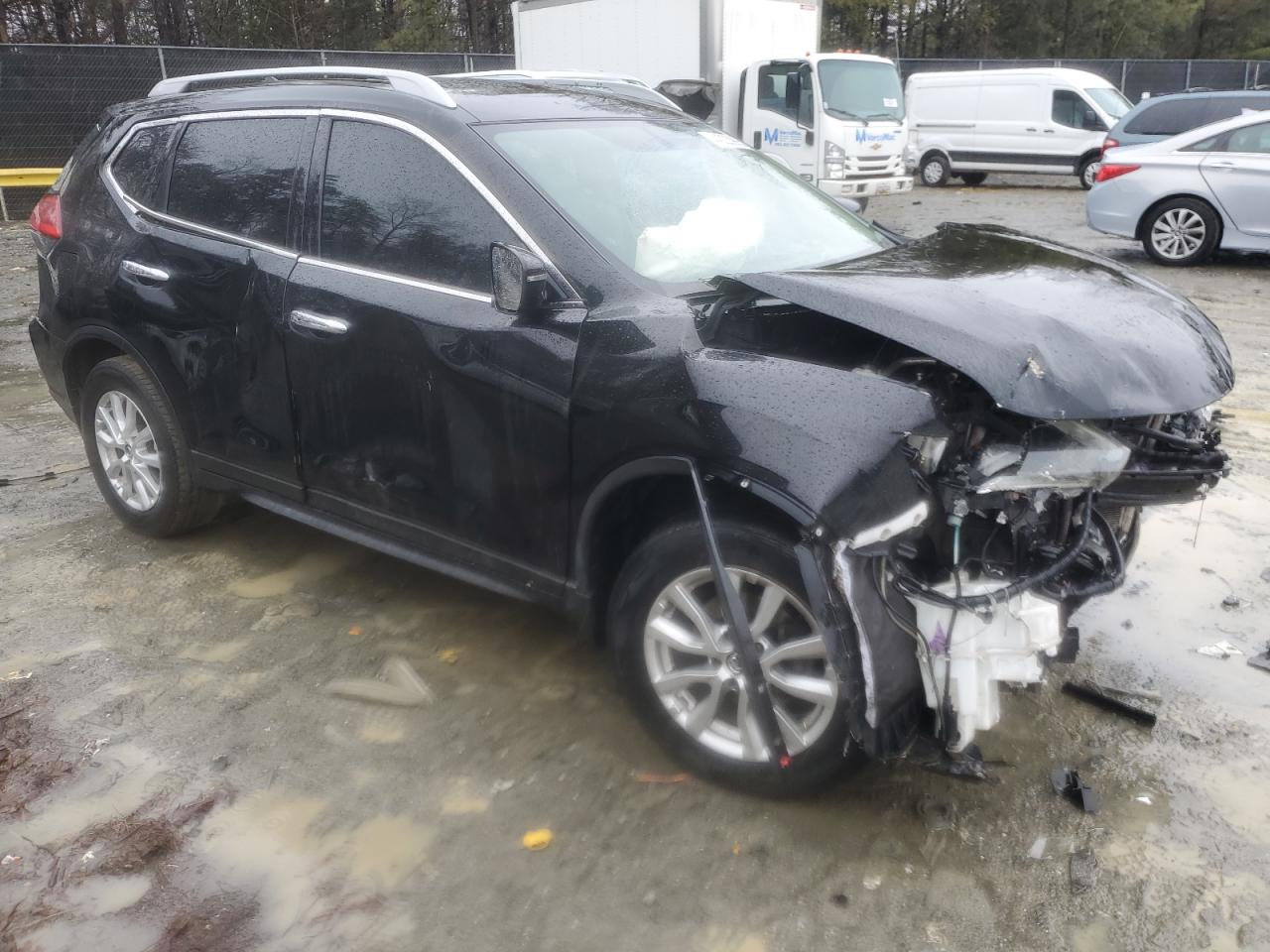 2017 Nissan Rogue VIN 5N1AT2MV4HC785285 Copart auction photo, front end / mechanical damage thumbnail 4