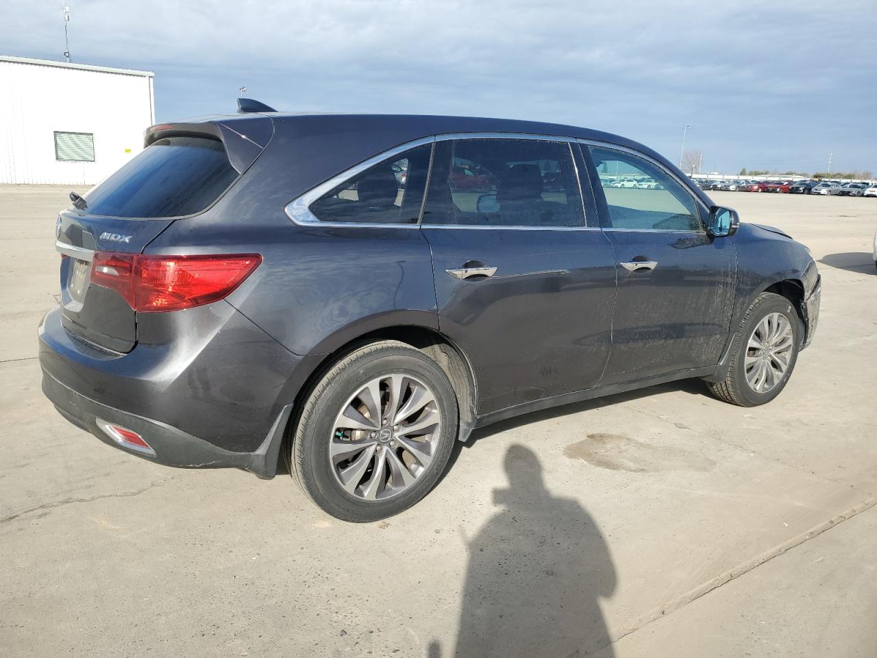 2015 Acura MDX VIN 5FRYD3H40FB005188 Copart auction photo, front end / rear end damage thumbnail 3