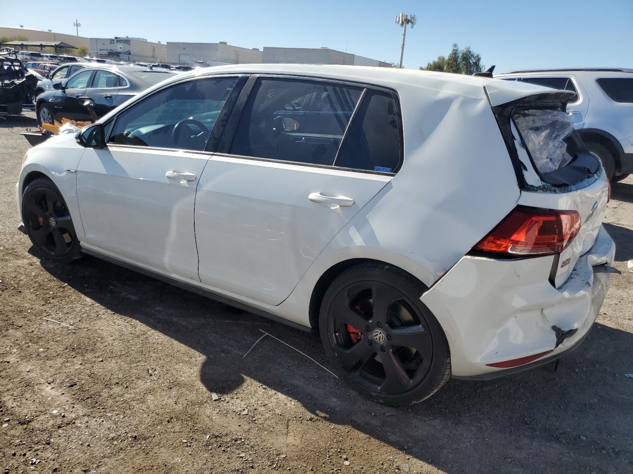 2015 Volkswagen GTI VIN 3VW447AU3FM057795 Copart auction photo, rear end damage thumbnail 2