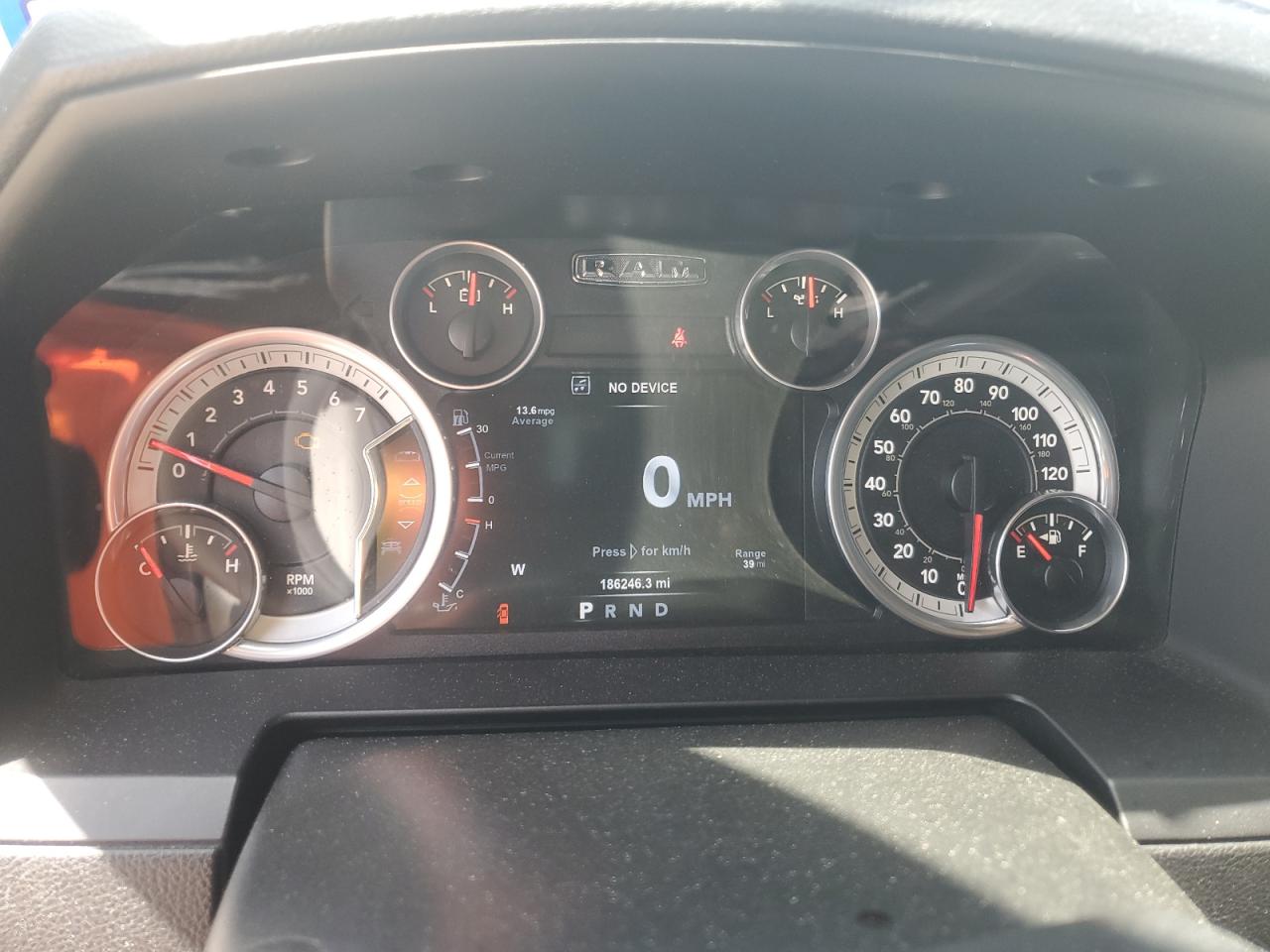 2015 RAM 1500 VIN 1C6RR6NT7FS530649 Copart auction photo, rear end / side damage thumbnail 9