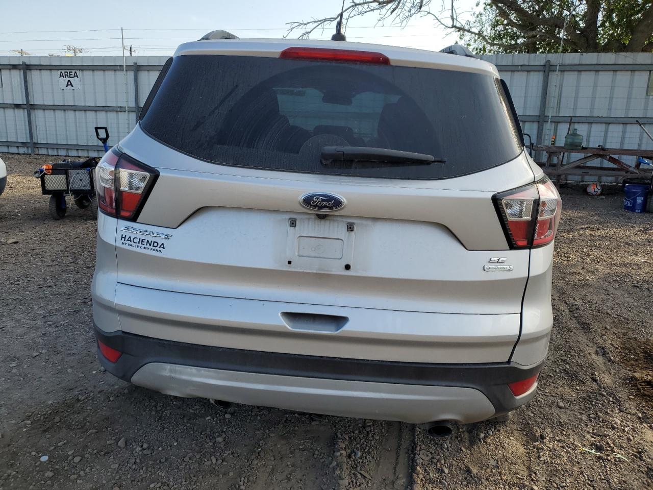 2018 Ford Escape VIN 1FMCU0GDXJUD28820 Copart auction photo, side / undercarriage damage thumbnail 6