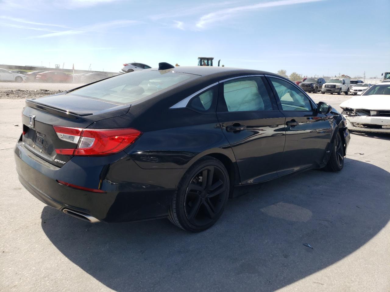 2020 Honda Accord VIN 1HGCV1F39LA118506 Copart auction photo, side / front end damage thumbnail 3