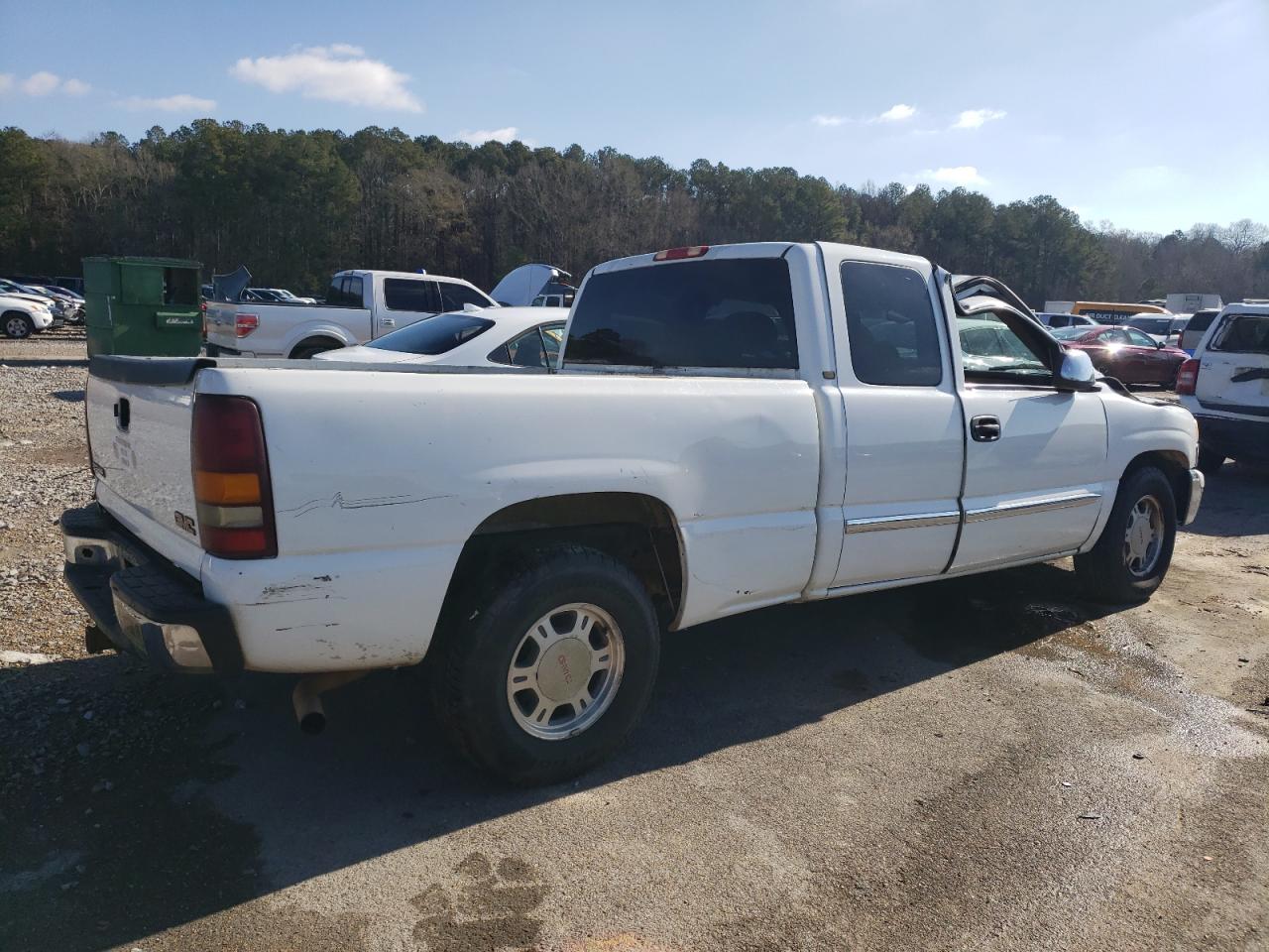 2001 GMC Sierra VIN 2GTEC19T011271078 Copart auction photo, all over / top/roof damage thumbnail 3