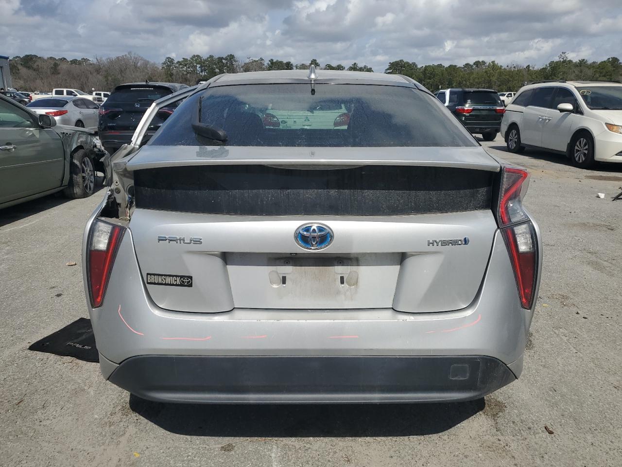 2017 Toyota Prius VIN JTDKARFU3H3534978 Copart auction photo, all over damage thumbnail 6