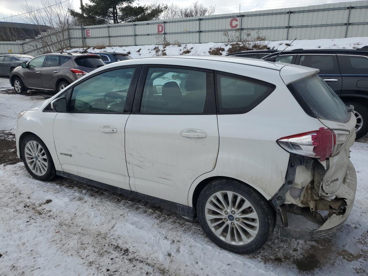 2017 Ford C-MAX VIN 1FADP5AUXHL115040 Copart auction photo, rear end / side damage thumbnail 2