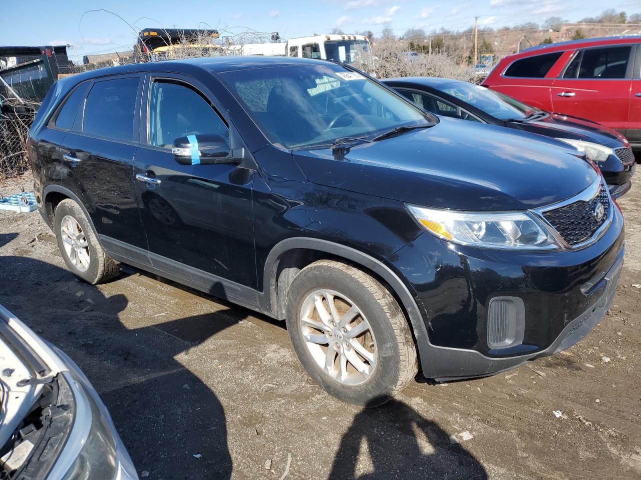 2014 KIA Sorento VIN 5XYKT3A67EG540175 Copart auction photo, minor dent/scratches damage thumbnail 4
