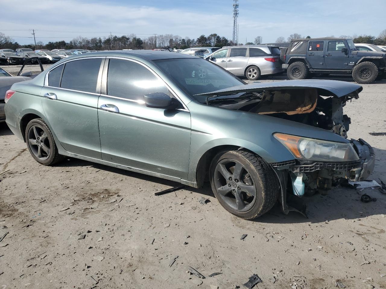 2008 Honda Accord VIN 1HGCP26738A117250 Copart auction photo, front end damage thumbnail 4