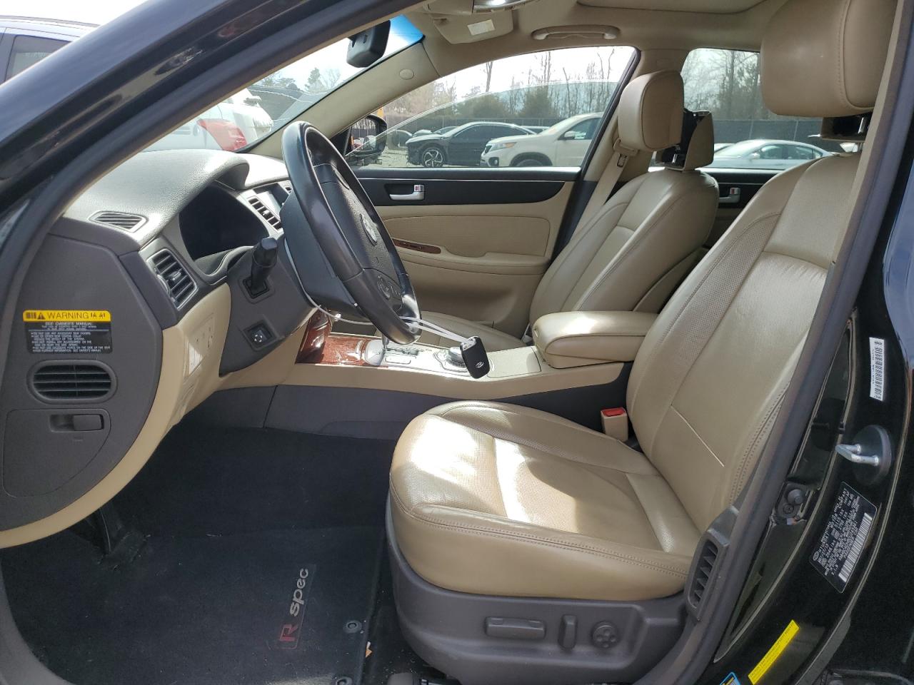 2013 Hyundai Genesis VIN KMHGC4DH8DU245961 Copart auction photo, side damage thumbnail 7