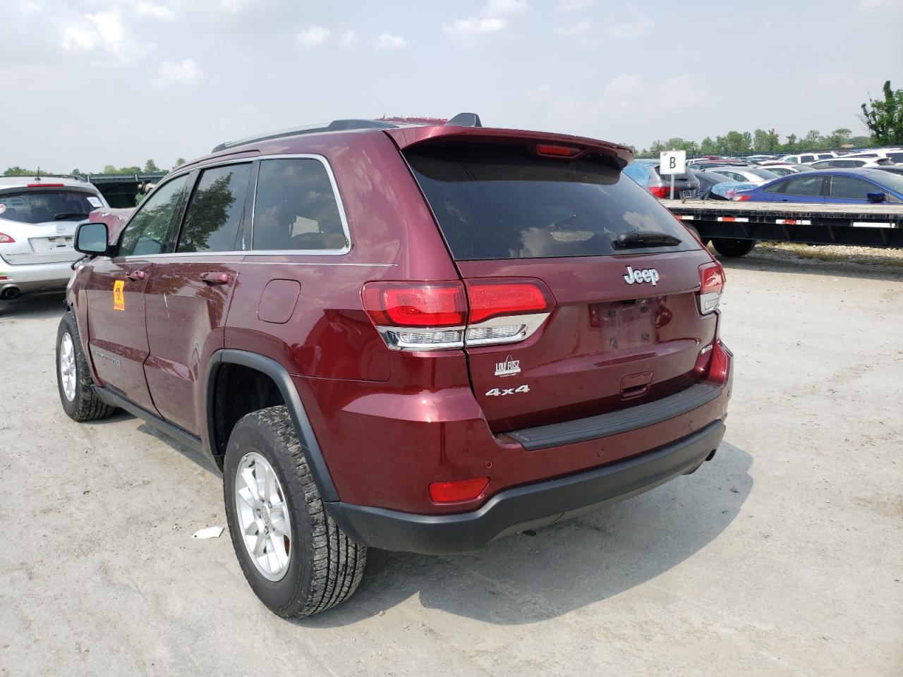 2020 Jeep Grand Cherokee VIN 1C4RJFAG3LC149363 Copart auction photo, all over damage thumbnail 3