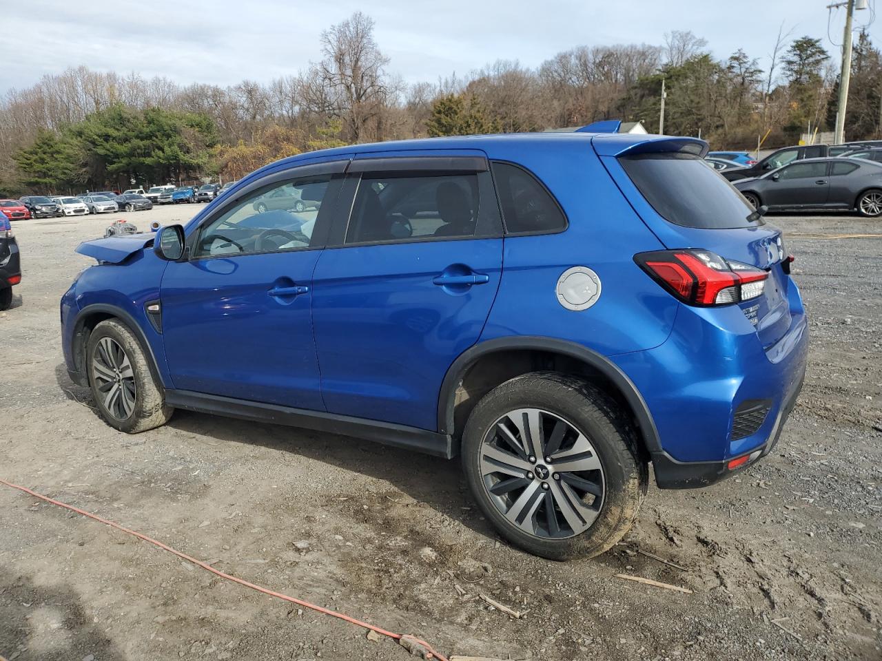 2021 Mitsubishi Outlander VIN JA4APUAU9MU026937 Copart auction photo, front end / side damage thumbnail 2