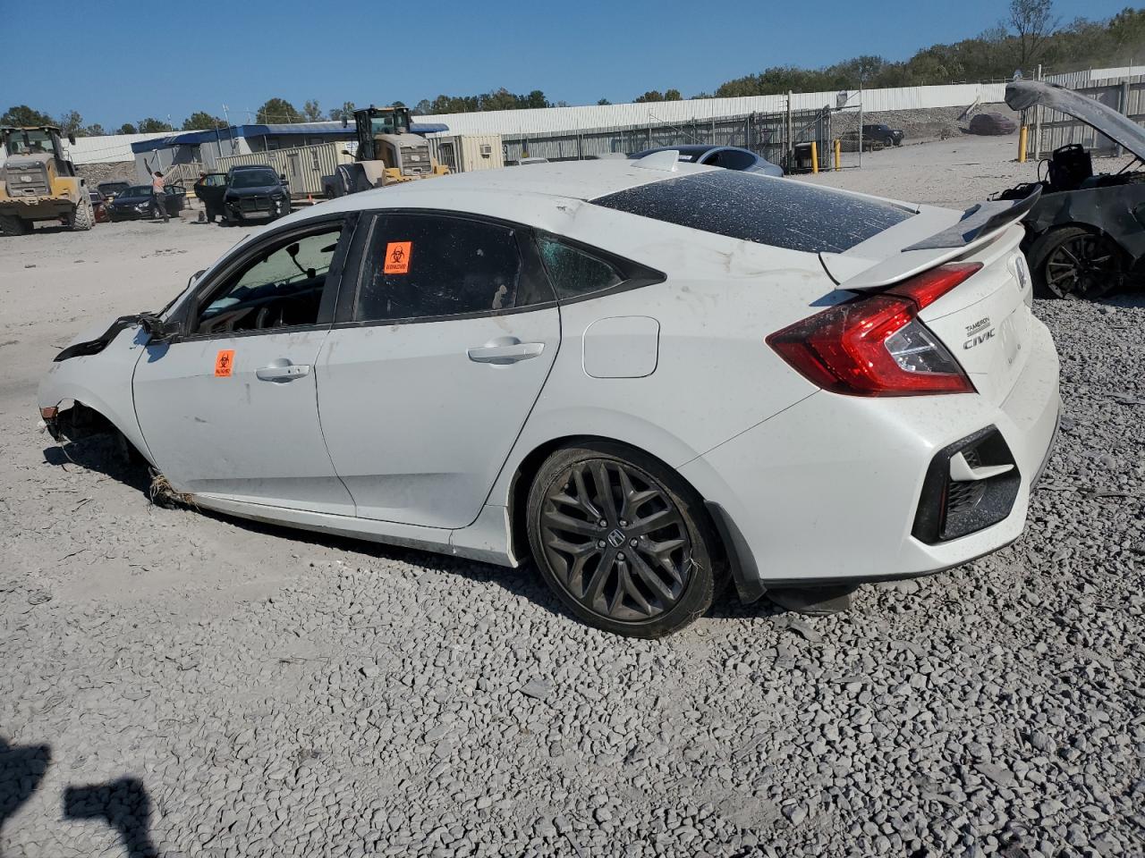 2020 Honda Civic VIN 2HGFC1E5XLH701805 Copart auction photo, front end damage thumbnail 2