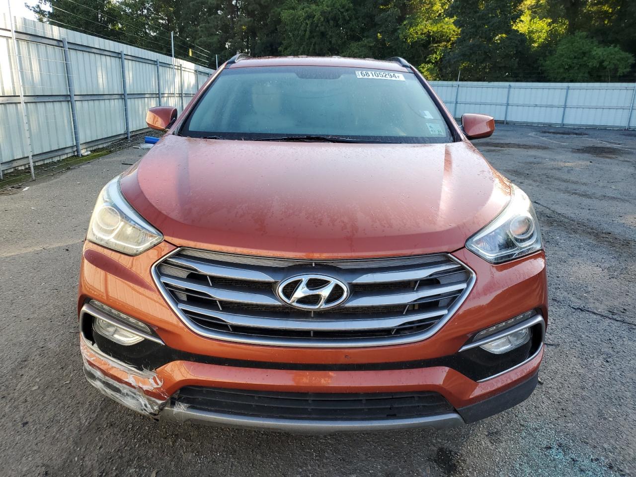 2017 Hyundai Santa Fe VIN 5XYZU3LB6HG417266 Copart auction photo, burn - engine / minor dent/scratches damage thumbnail 5