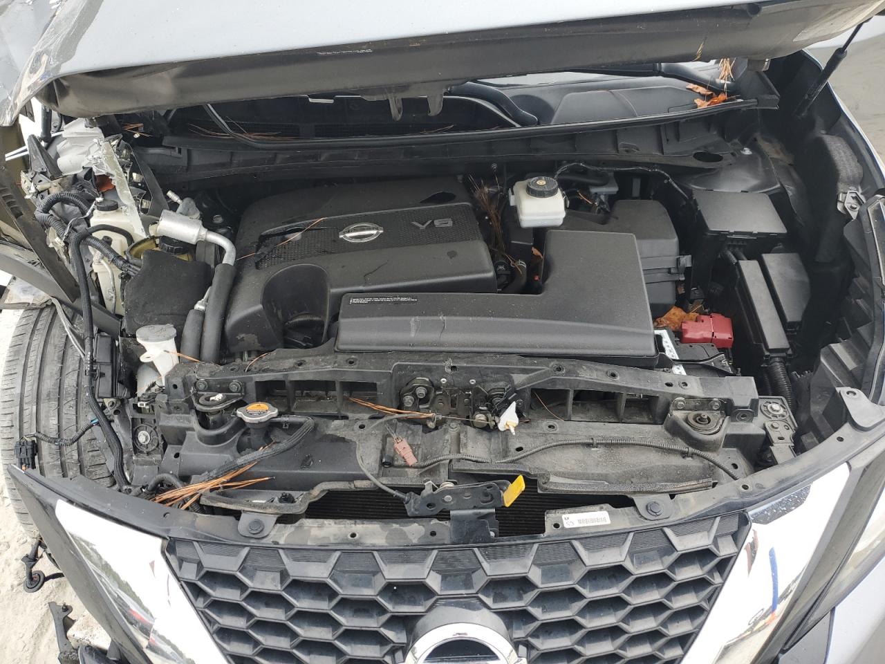 2019 Nissan Murano VIN 5N1AZ2MJ0KN128135 Copart auction photo, front end damage thumbnail 13