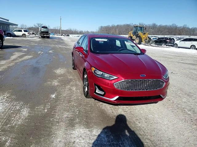 2020 Ford Fusion VIN 3FA6P0RU5LR129860 Copart auction photo, rear end damage thumbnail 13