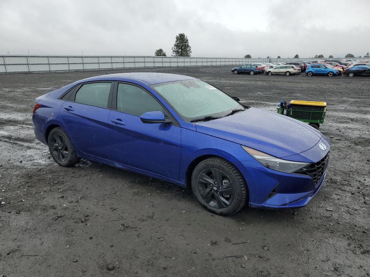 2023 Hyundai Elantra VIN KMHLM4AG3PU396086 Copart auction photo, front end / side damage thumbnail 4