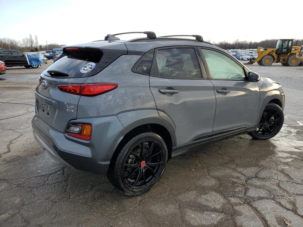 2021 Hyundai Kona VIN KM8K6CA52MU699063 Copart auction photo, front end damage thumbnail 3