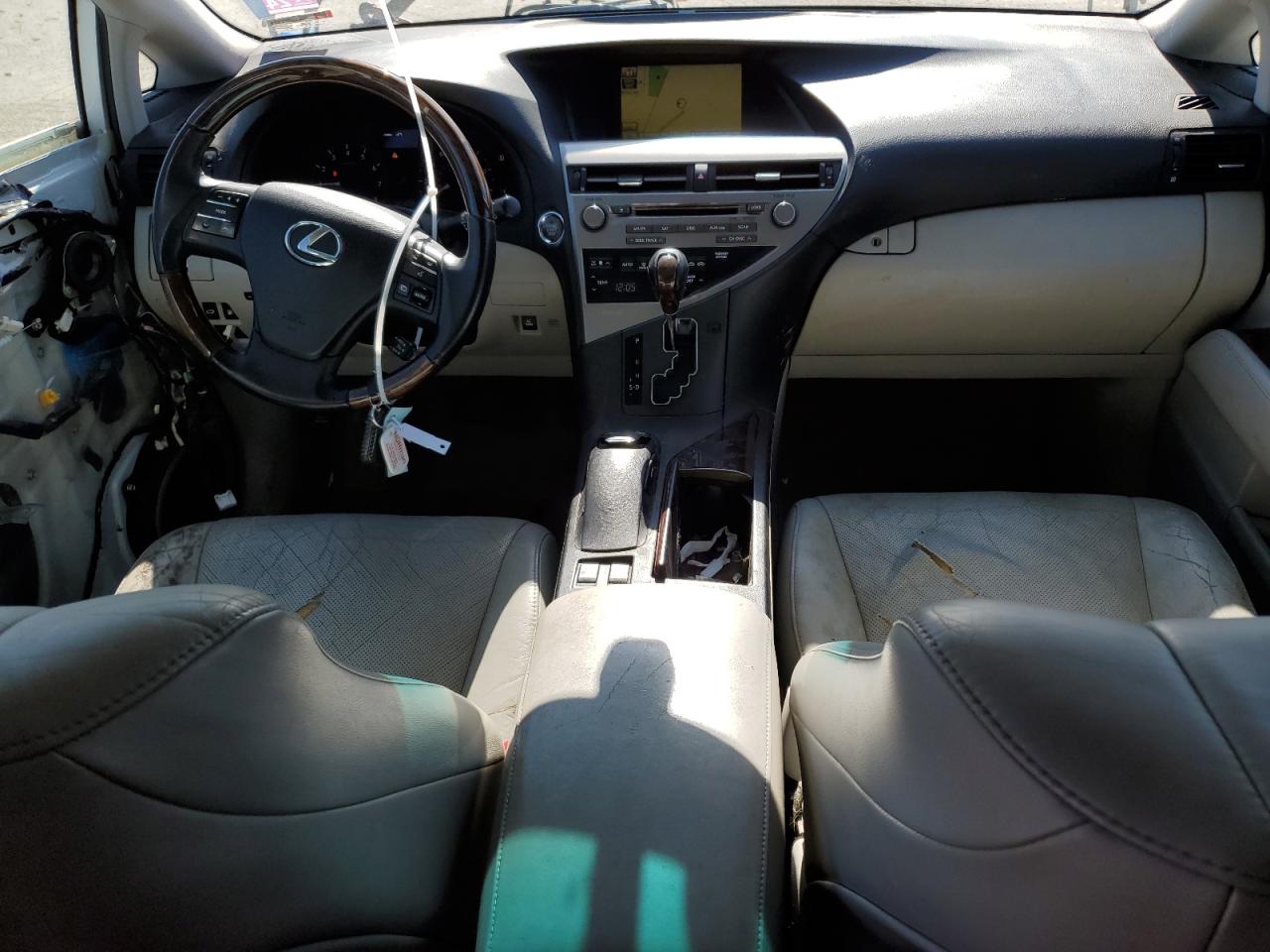 2010 Lexus RX VIN 2T2BK1BA9AC067066 Copart auction photo, front end / side damage thumbnail 8