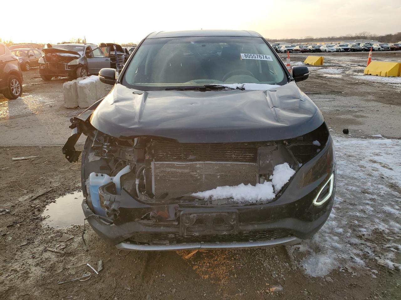 2017 Ford Edge VIN 2FMPK4J87HBB22963 Copart auction photo, front end damage thumbnail 5