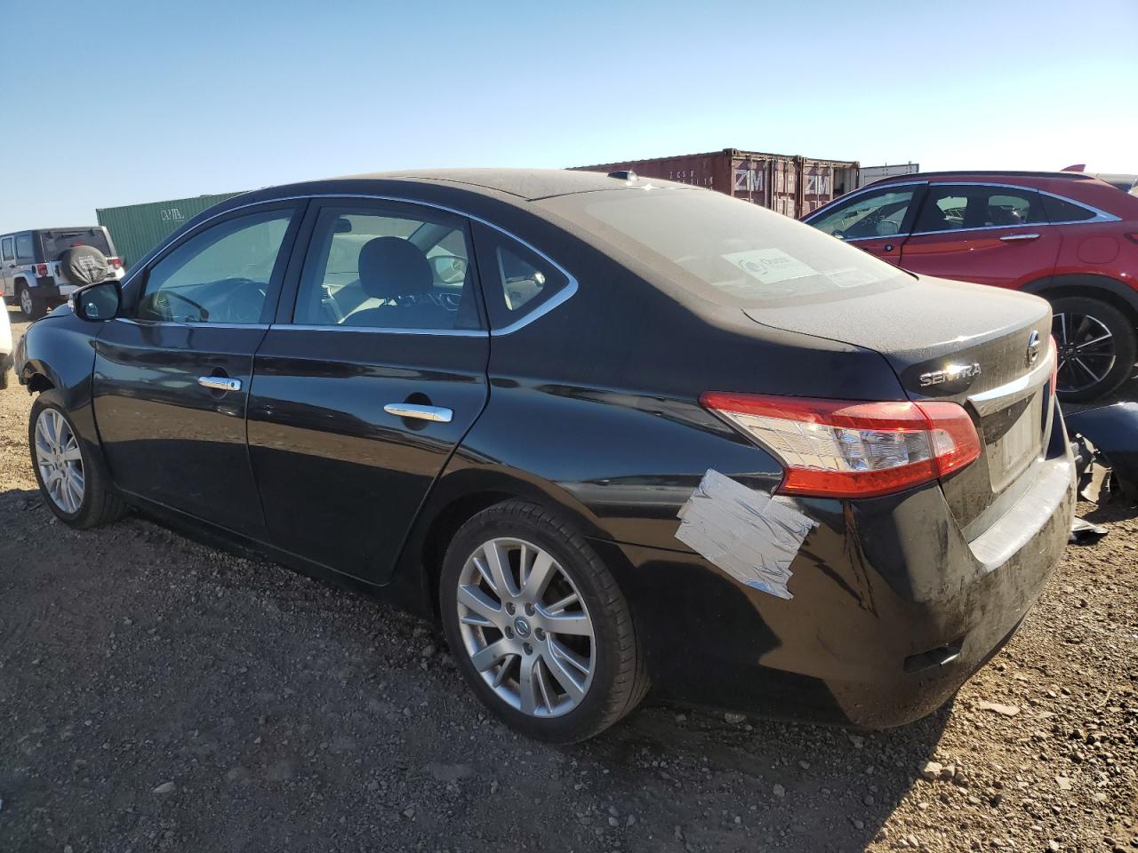 2013 Nissan Sentra VIN 3N1AB7AP1DL611296 Copart auction photo, front end / minor dent/scratches damage thumbnail 2