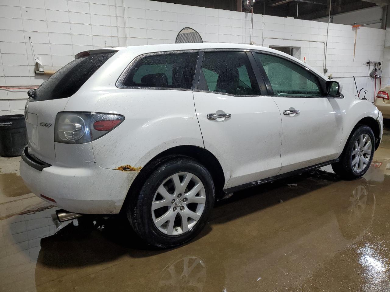 2008 Mazda CX-7 VIN JM3ER293580188117 Copart auction photo, burn - engine damage thumbnail 3