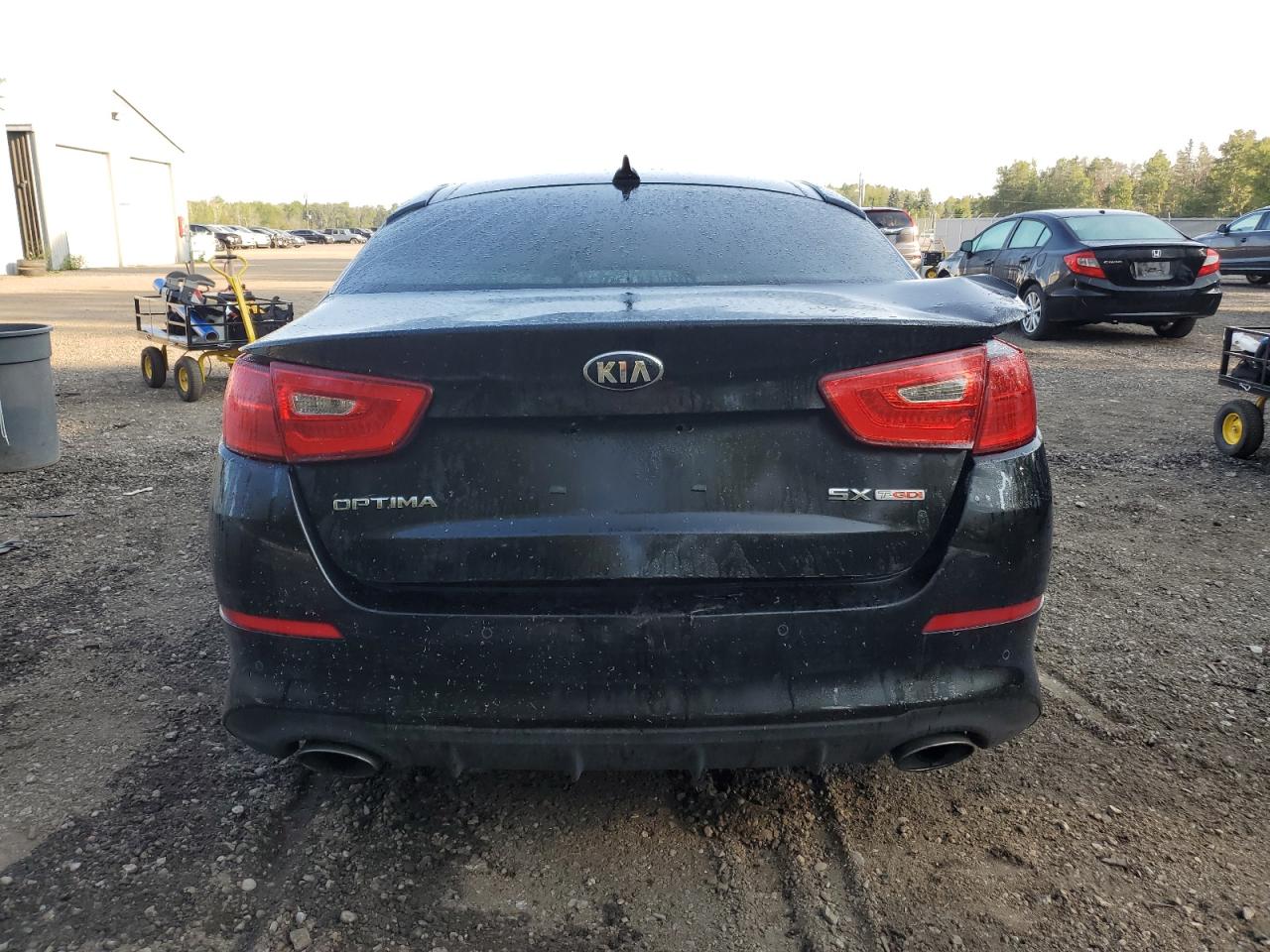 2014 KIA Optima VIN KNAGR4A61E5458961 Copart auction photo, burn - engine / burn damage thumbnail 6