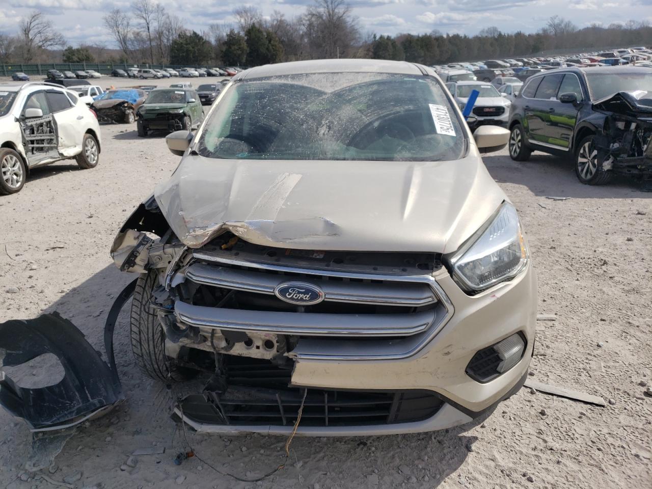 2017 Ford Escape VIN 1FMCU0GD1HUC47361 Copart auction photo, front end damage thumbnail 5