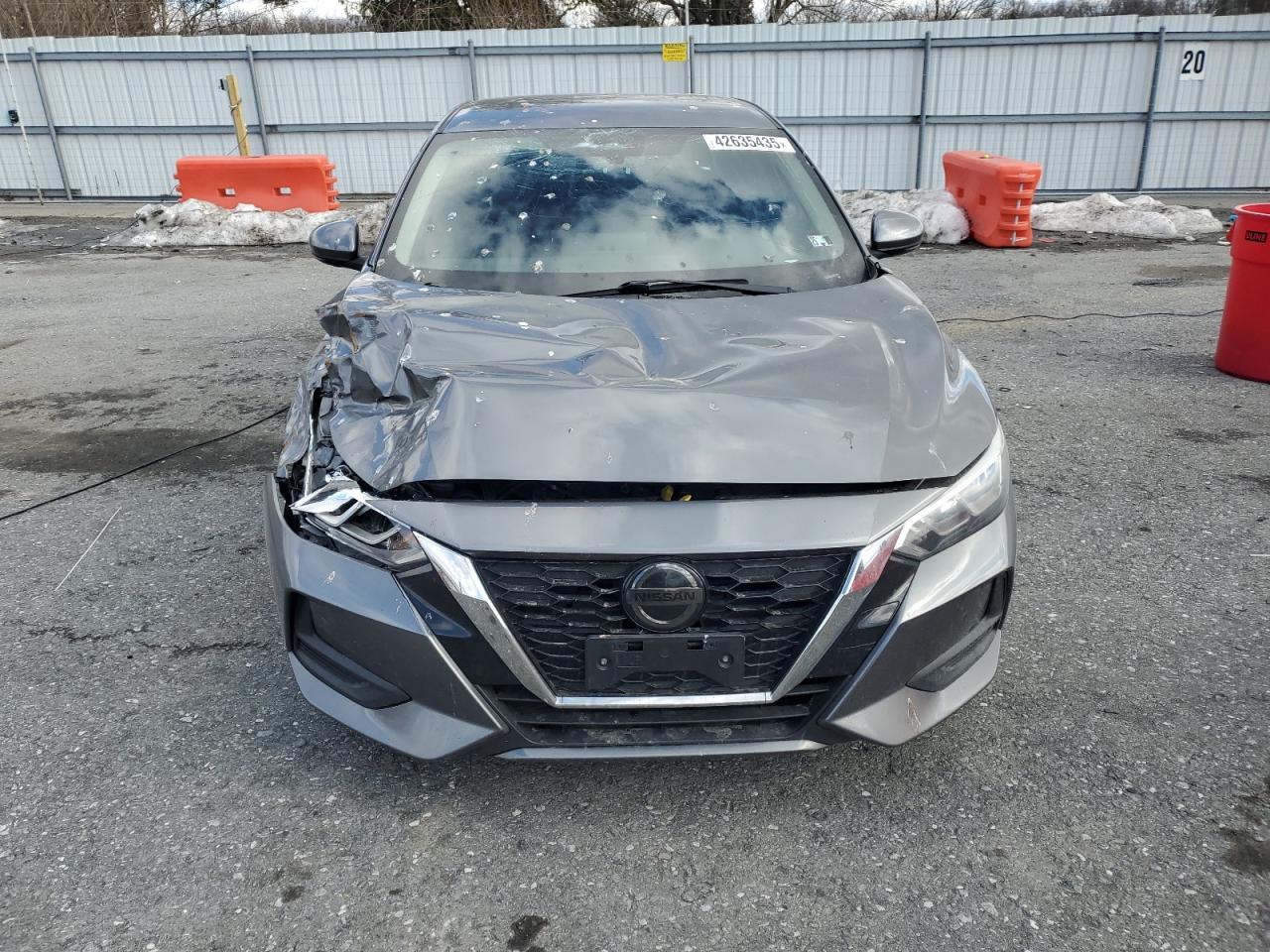 2020 Nissan Sentra VIN 3N1AB8CV9LY210761 Copart auction photo, front end / minor dent/scratches damage thumbnail 5