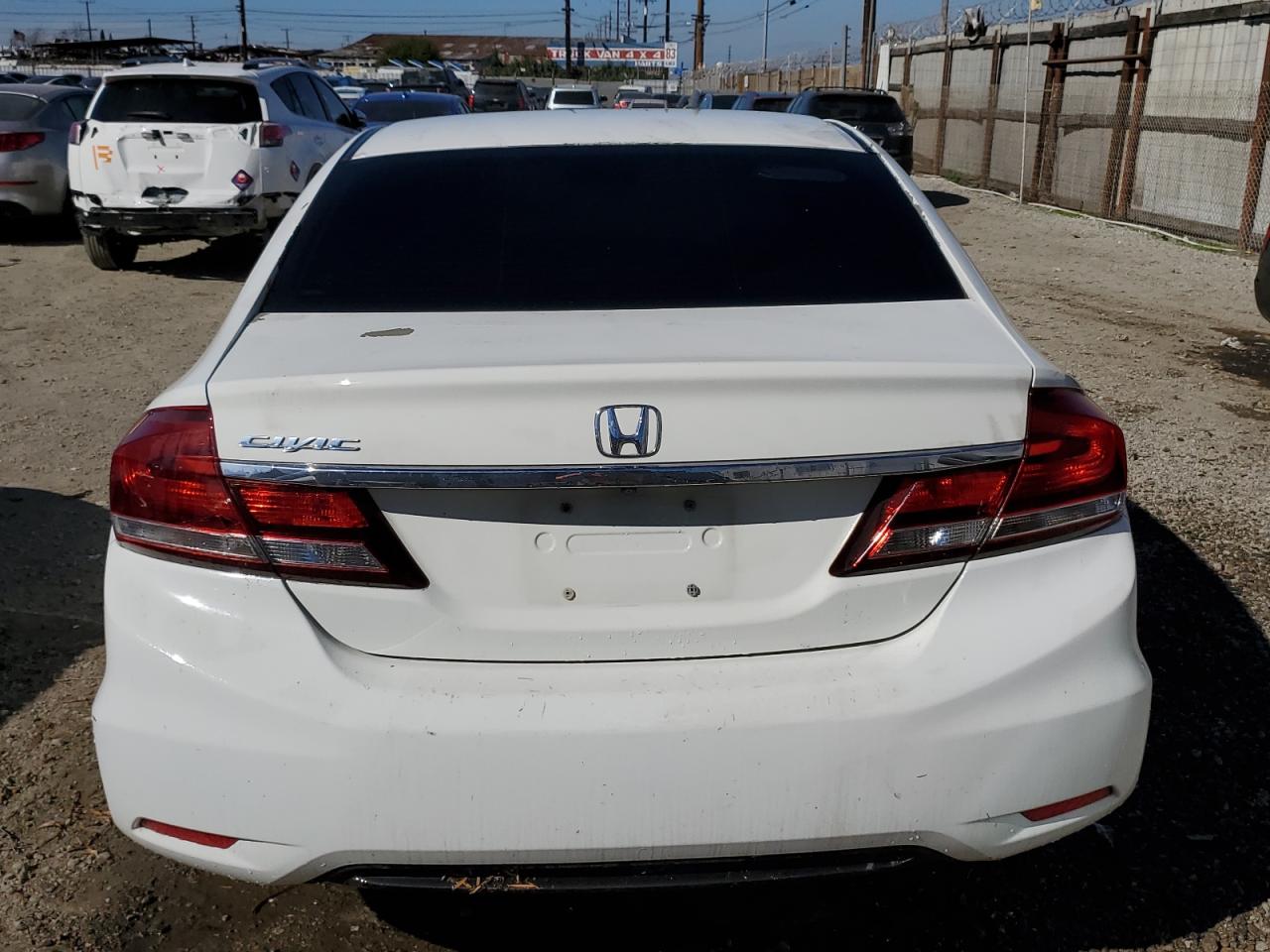 2015 Honda Civic VIN 2HGFB2F55FH535611 Copart auction photo, mechanical damage thumbnail 6