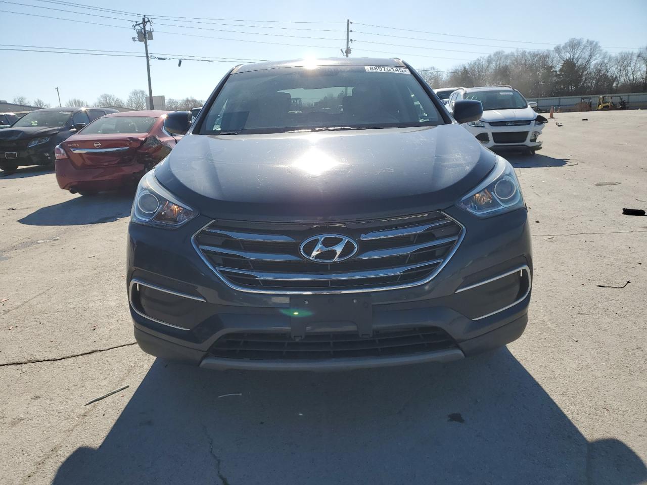 2018 Hyundai Santa Fe VIN 5NMZTDLB7JH105722 Copart auction photo, rear end damage thumbnail 5
