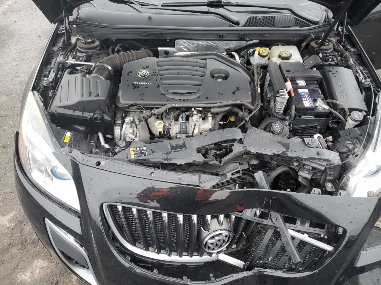 2013 Buick Regal VIN 2G4GV5GV0D9174513 Copart auction photo, front end damage thumbnail 13