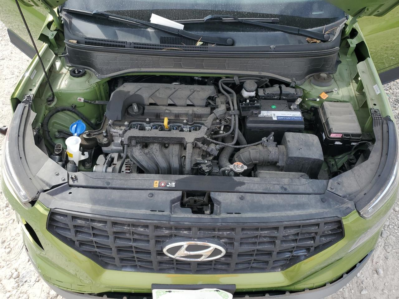 2022 Hyundai Venue VIN KMHRB8A32NU134562 Copart auction photo, side / front end damage thumbnail 12