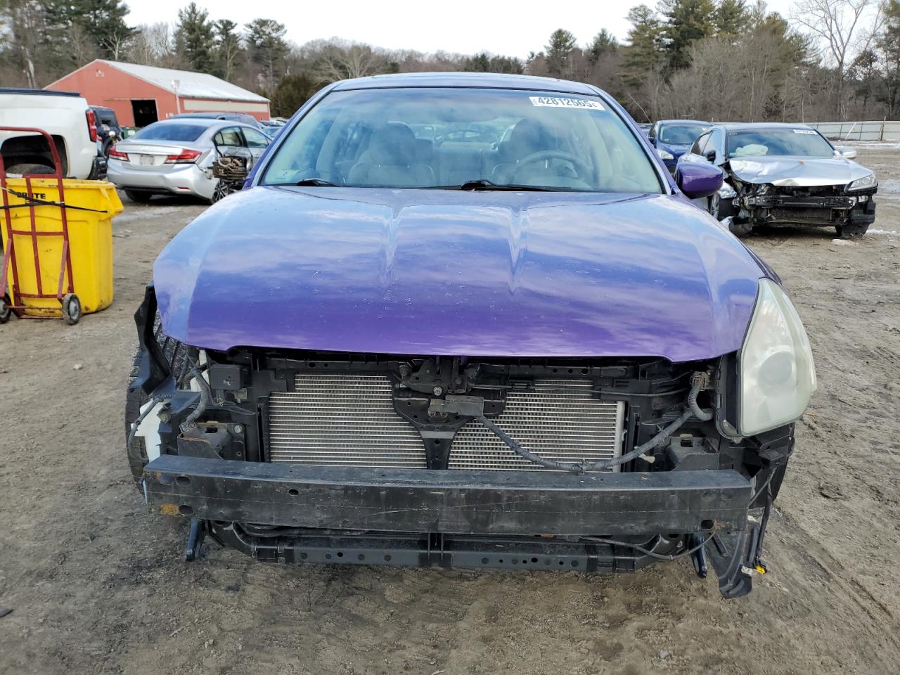 2007 Nissan Maxima VIN 1N4BA41E67C861673 Copart auction photo, front end / rear end damage thumbnail 5