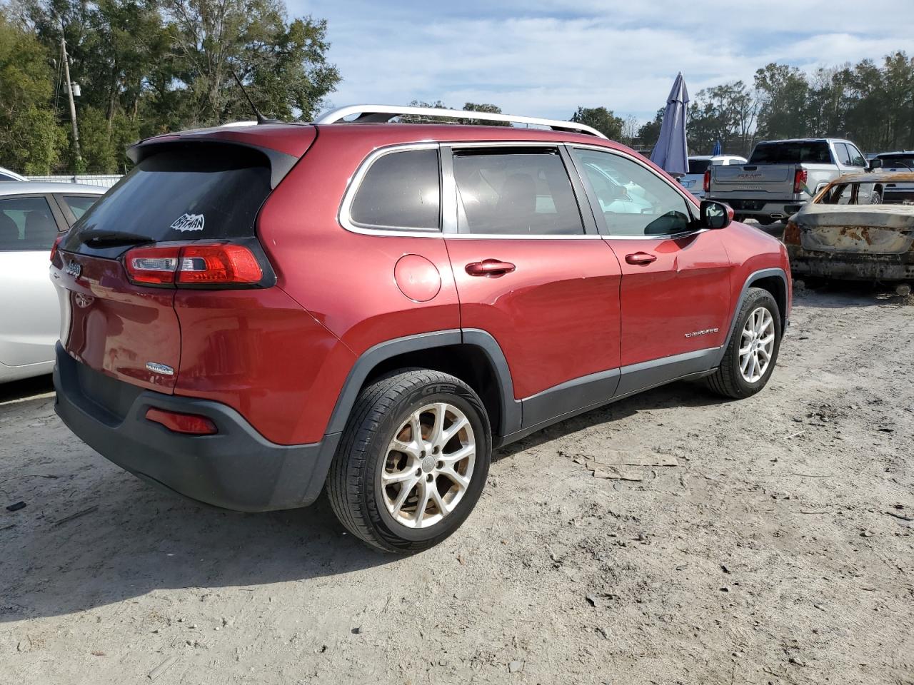2014 Jeep Grand Cherokee VIN 1C4PJLCB0EW148065 Copart auction photo, mechanical damage thumbnail 3
