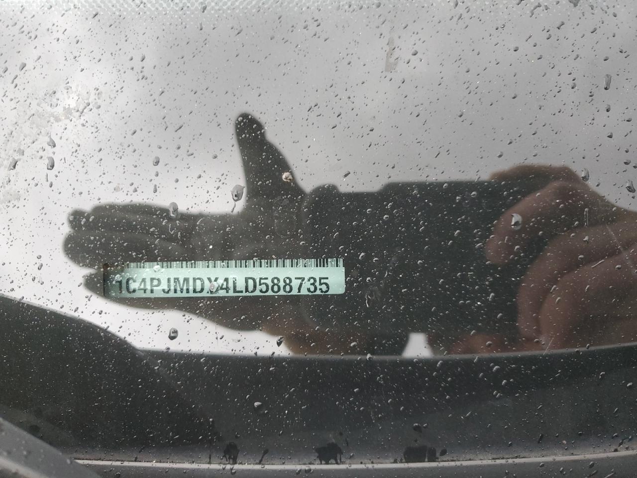 2020 Jeep Grand Cherokee VIN 1C4PJMDX4LD588735 Copart auction photo, front end damage thumbnail 13