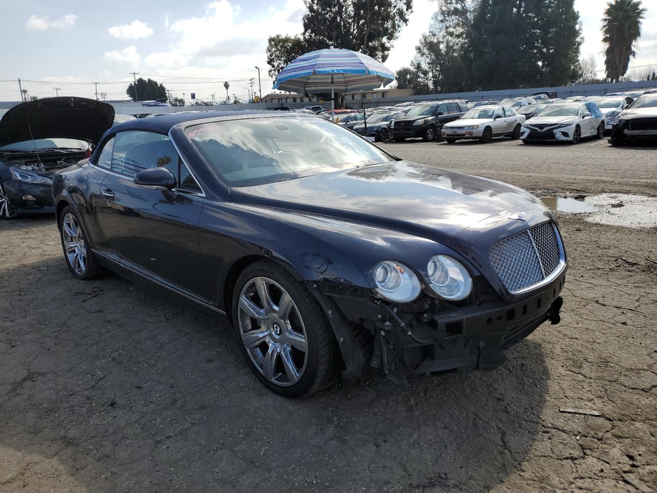 2008 Bentley Continental VIN SCBDR33W18C051769 Copart auction photo, front end / side damage thumbnail 4