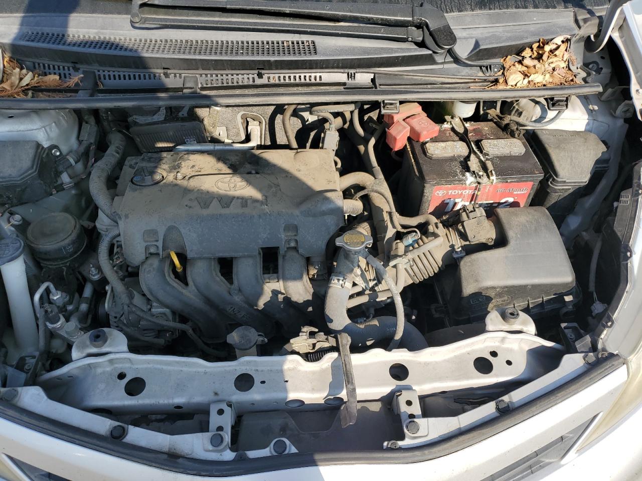 2014 Toyota Yaris VIN VNKKTUD36EA002386 Copart auction photo, rear end / undercarriage damage thumbnail 11