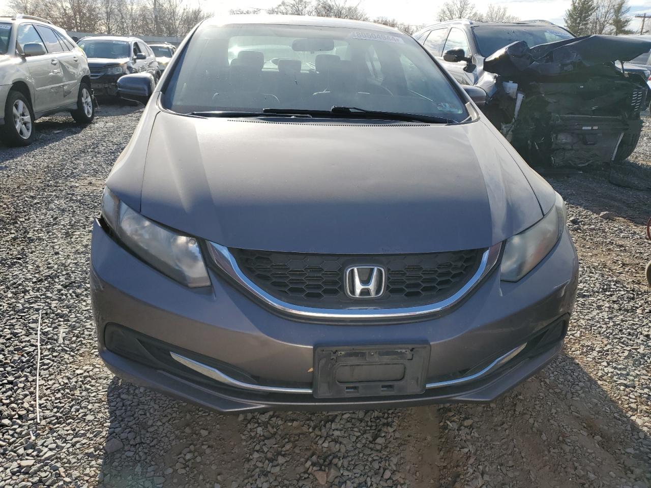 2015 Honda Civic VIN 19XFB2F55FE290562 Copart auction photo, side / rear end damage thumbnail 5