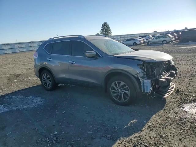 2016 Nissan Rogue VIN 5N1AT2MV0GC762083 Copart auction photo, front end / side damage thumbnail 11