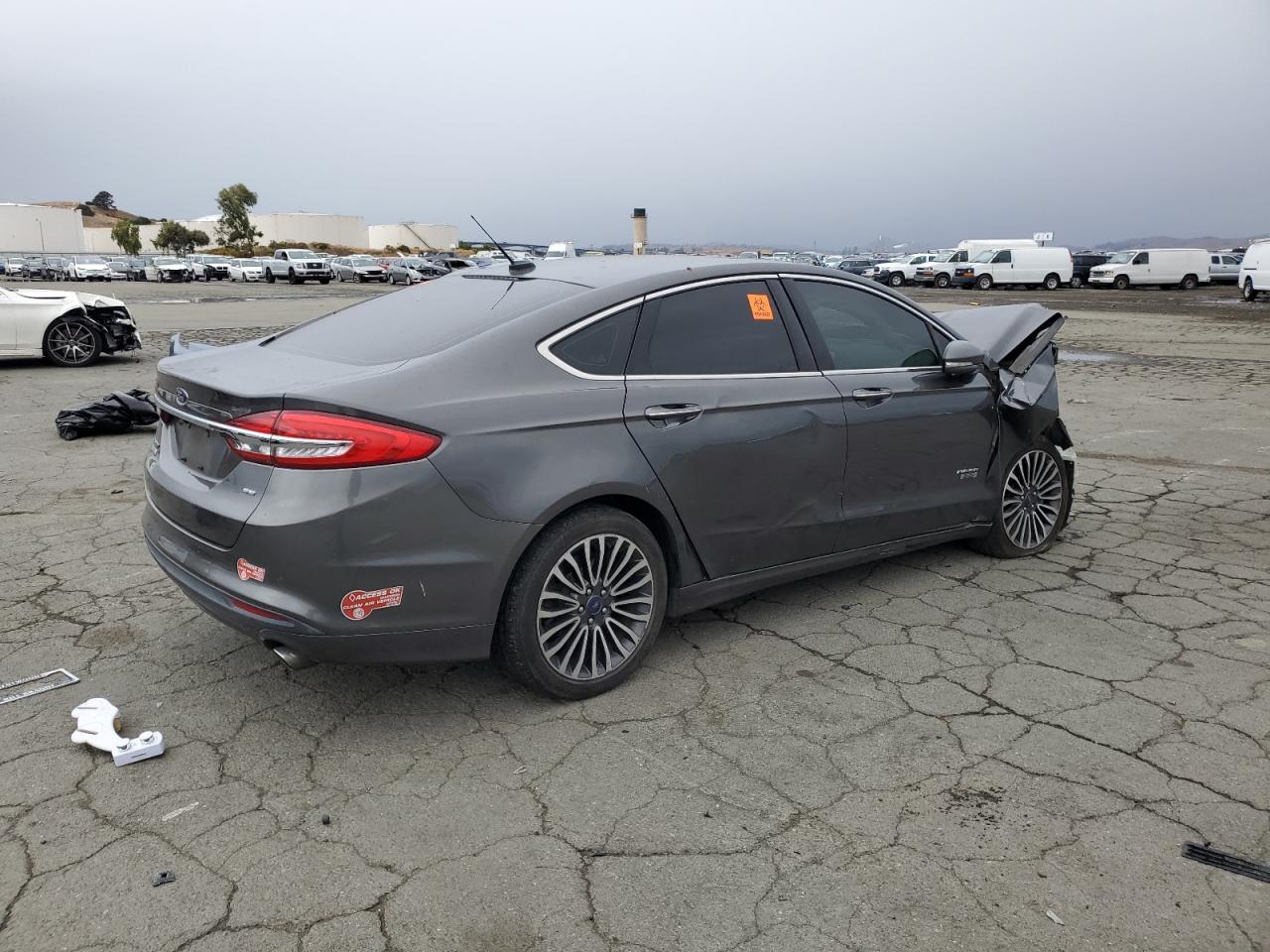 2017 Ford Fusion VIN 3FA6P0PUXHR277500 Copart auction photo, front end damage thumbnail 3